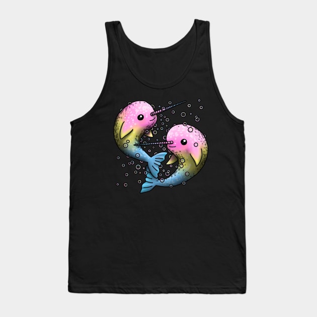 Pan Narwhals Tank Top by Art by Veya